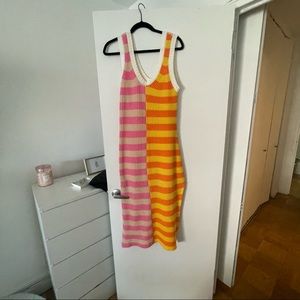 Staud seashore dress (reversible)